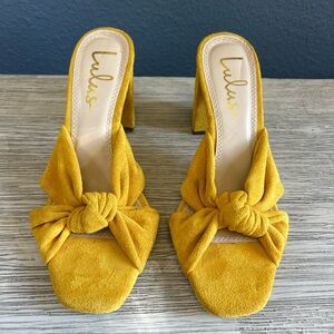Lulu's Jenissa Marigold Knotted Heels